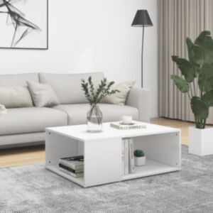 Pood24 kohvilaud, valge, 90 x 67 x 33 cm, puitlaastplaat