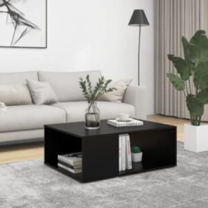Pood24 kohvilaud, must, 90 x 67 x 33 cm, puitlaastplaat