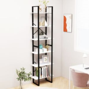 Полки для хранения POOD24 2 шт, белые, 60x30x210 см, ДСП и металл