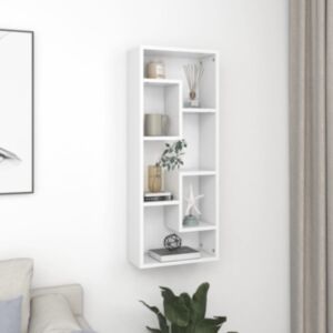 POOD24 полка навесная, белая, 36 x 16 x 90 см, ДСП