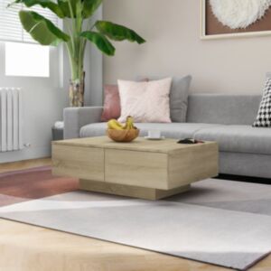 Pood24 kohvilaud, sonoma tamm, 90 x 60 x 31 cm, puitlaastplaat