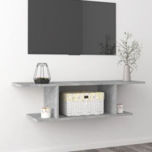 Pood24 seina telerikapp, betoonhall, 103 x 30 x 26,5 cm