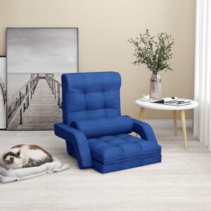 Pood24 kokkupandav tool lamamisfunktsiooniga, sinine, kangas