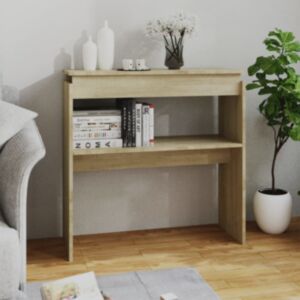 Pood24 konsoollaud, Sonoma tamm, 80 x 30 x 80 cm, puitlaastplaat