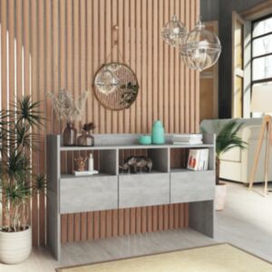 Комод Pood24, бетонный холл, ДСП 105 x 30 x 70 см