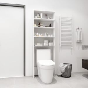 POOD24 Шкаф для стиральной машины, белый, 64 x 24 x 190 см