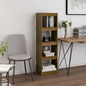 Pood24 книжная полка/перегородка, медовый цвет, 40x30x135,5 см, дерево сосна