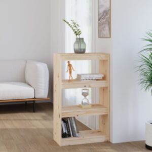 Книжная полка/разделитель Pood24, 60 x 30 x 103,5 см, массив сосны