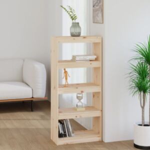 Книжная полка/разделитель комнаты Pood24, 60 x 30 x 135,5 см, массив сосны