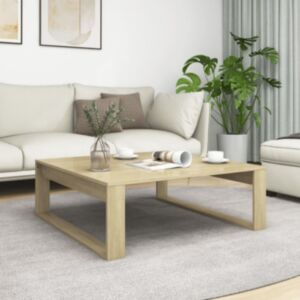 Pood24 kohvilaud, Sonoma tamm, 100 x 100 x 35 cm puitlaastplaat