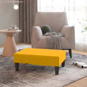 Pood24 jalapink, kollane, 78 x 56 x 32 cm, samet