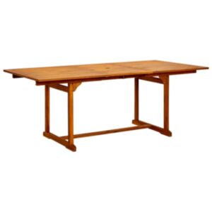 Pood24 aia söögilaud (150-200) x 100 x 75 cm, akaatsiapuit