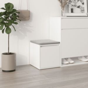 Pood24 sahtliga kapp, valge, 40,5 x 40 x 40 cm, tehispuit