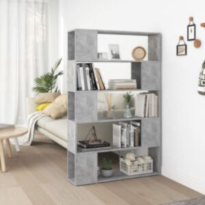POOD24 стеллаж/перегородка бетон серый 100x24x155см ДСП