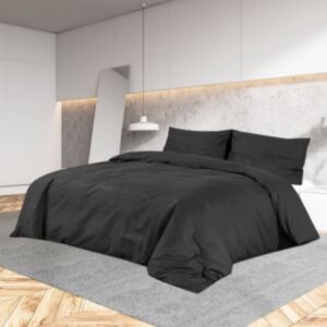 Pood24 voodipesukomplekt, must, 140 x 200 cm, kerge mikrofiiber
