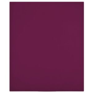 Pood24 kummiga voodilina, bordoopunane, 180 x 200 cm, puuvill