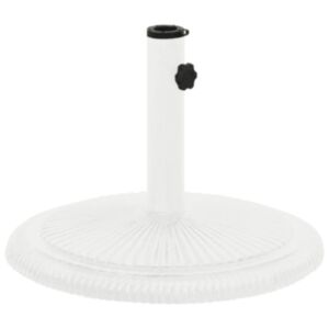Pood24 päikesevarju alus, valge, 45x45x30 cm, malm