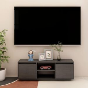 POOD24 Тумба под ТВ, серый, 110x30x40 см, массив сосны