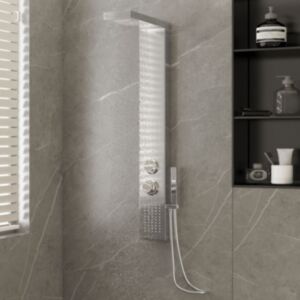Pood24 dušipaneeli süsteem, roostevaba teras, kandiline