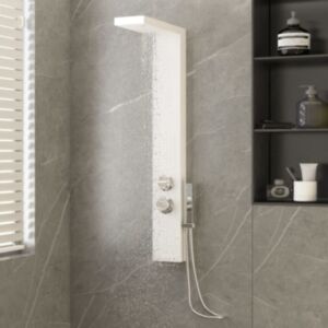 Pood24i dušipaneeli süsteem, alumiinium, valge