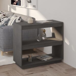 Стеллаж POOD24, серый, 80 x 35 x 71 см, массив сосны