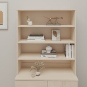 Pood24 puhvetkappi pealne meepruun, 90x30x100 cm, männipuit 