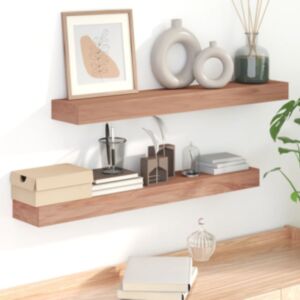 Pood24 полки настенные, 2 шт, 90x15x6 см, тик