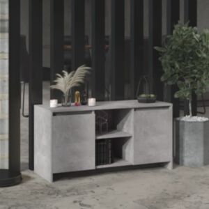 POOD24 Тумба под ТВ, бетонный зал, 102x 37,5x52,5 см, ДСП