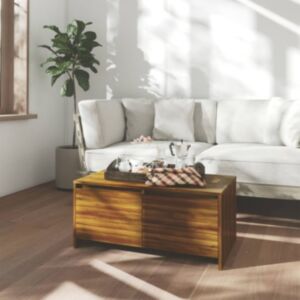 Pood24 kohvilaud, pruun tamm, 90 x 50 x 41,5 cm, puitlaastplaat