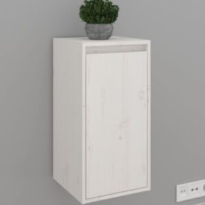 POOD24 Навесной шкаф белый 30x30x60 см, дерево сосна