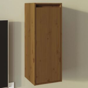 POOD24 Навесной шкаф медово-коричневый 30x30x80 см, дерево сосна