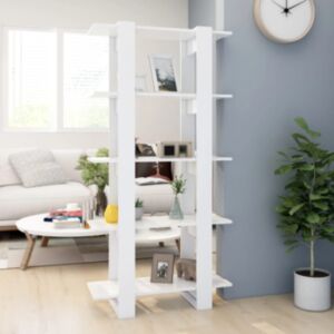 POOD24 стеллаж/перегородка белый 80x30x160 см ДСП