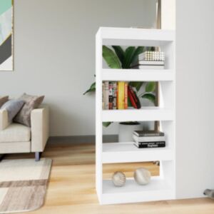 POOD24 книжный шкаф/перегородка, белый, 60x30x135 см, искусственное дерево