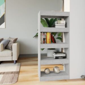 POOD24 книжный шкаф/перегородка, бетонный холл, 60x30x135 см, искусственное дерево
