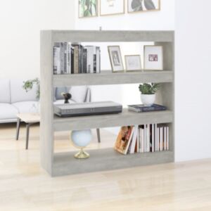 Книжный шкаф POOD24/перегородка, бетонный зал, 100x30x103 см