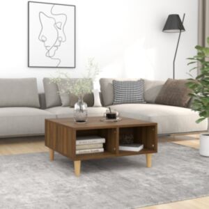 Pood24 kohvilaud, pruun tamm, 60x60x30 cm, puitlaastplaat