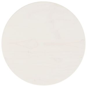 Pood24 lauaplaat, valge Ø30x2,5 cm, männipuit