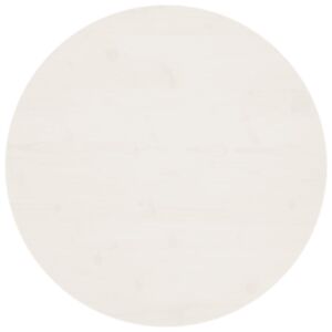Pood24 lauaplaat, valge Ø80 x 2,5 cm, männipuit