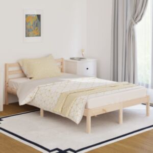 810425 Pood24 Bed Frame Solid Wood Pine 120x200 cm