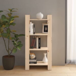 Книжная полка/разделитель Pood24, 60x35x125 см, массив сосны