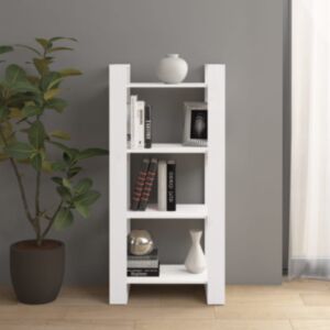 Pood24 книжная полка/перегородка, белый, 60 x 35 x 125 см, сосна