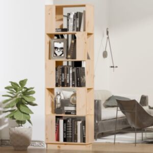 Книжная полка/разделитель комнаты Pood24, 51x25x163,5 см, массив сосны