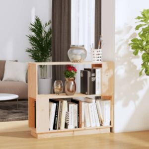 Книжная полка/разделитель Pood24, 80x25x70 см, массив сосны