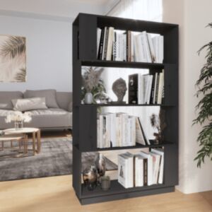 Pood24 книжная полка/перегородка, серый, 80 x 25 x 132 см, сосна