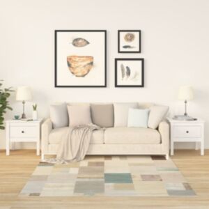 Pood24 lisalauad 2 tk, valge, 50 x 50 x 49 cm, männipuit