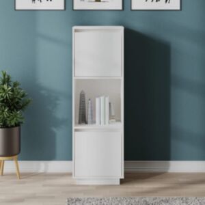 Pood24 высокий шкаф, белый, 38 x 35 x 117 см, прочная сосна