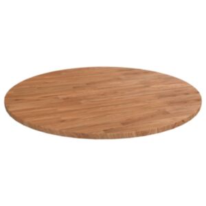 Pood24 ümmargune lauaplaat, helepruun, Ø70x1,5 cm, töödeldud tammepuit