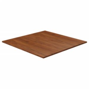 Pood24 kandiline lauaplaat, tumepruun, 80x80x1,5 cm, töödeldud tamm