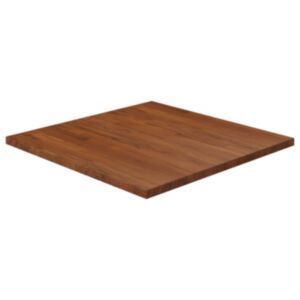 Pood24 kandiline lauaplaat, tumepruun, 70x70x2,5 cm, töödeldud tamm