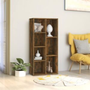 Книжный шкаф Pood24, копченый дуб, 50 x 25 x 106 см